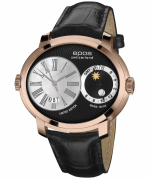 EPOS Oeuvre D’Art 3400LE Ref. 3400.122.24.25.25 Dual Timer, Reverse 24h 2nd Time Zone, Cal. 2 X ETA 2671