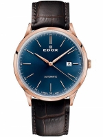 EDOX LES VAUBERTS Ref. 80106-37RC-BUIR Rose-Blue Automatic 42mm 5ATM