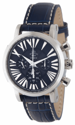GIO MONACO One o One Chrono 126 Blue Ref. Gio-101-121 self-winding chronograph calibre Valjoux 7753