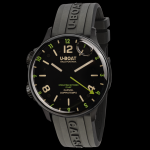U-BOAT Capsoil DOPPIOTEMPO DLC GREEN REHAUT CODE 8840/A - SWISS DUAL TIME OIL BATH QUARTZ