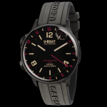 U-BOAT Capsoil DOPPIOTEMPO DLC RED REHAUT CODE 8841/A - SWISS DUAL TIME OIL BATH QUARTZ
