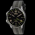 U-BOAT Capsoil DOPPIOTEMPO SS GREEN REHAUT CODE 8838/A - SWISS DUAL TIME OIL BATH QUARTZ