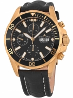 JACQUES LEMANS LIVERPOOL AUTOMATIC CHRONOGRAPH REF. 1-1926D IP GOLD 44MM 10ATM VALJOUX 7750 CAL.