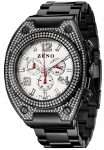 ZENO-WATCH BASEL Fashion Bling 1 Ref. 91026-5030Q-bk-i2M Swiss Quartz Chronograph Hip-Hop 46mm 10ATM Ltd/200