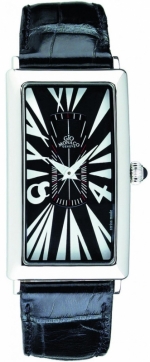 GIO MONACO Angelo Curved 248 black Ronda 1062 quartz caliber