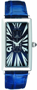 GIO MONACO Angelo Curved 249 blue Ronda 1062 quartz caliber