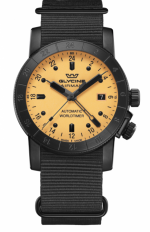 GLYCINE AIRMAN 42 Ref. GL0462 CONTEMPORARY MEN AUTOMATIC GMT FULL LUME LIGHT ORANGE