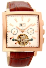 RENDEX by ZENO MECHANICAL Square Open Heart Automatic Day-Date-Month Ref. 11418-Pgr-i2 SG2L27 self-winding caliber