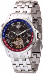 RENDEX by ZENO MECHANICAL Open Heart - Big Date - Day - Month - Blue&Red 24H Bezel Ref. 3636 SG 2L27 self-winding caliber