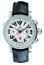 GIO MONACO Galileo Chrono Diamonds 324 - Diamonds: 1.00 Carat - Valjoux 7753 - Deployante Buckle