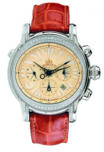 GIO MONACO Galileo Chrono Diamonds 325 - Diamonds: 1.00 Carat - Valjoux 7753 - Deployante Buckle