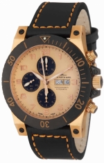 ZENO-WATCH BASEL Sport Muscle Retro Chrono day date ref. 8023TVDD-RBK-e6-1 Valjoux 7750 self-winding caliber Ltd/100