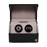 WATCH WINDERS Rapport London Est. 1898 W572 PERPETUA III DUO BLACK PREMIUM WOOD