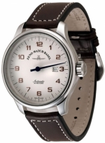 ZENO-WATCH BASEL Oversized (OS) retro Uno (No Minute Hand) Ref. 8554UNO-Pol-f2 No-Stress-Watch self-winding ETA 2824 caliber