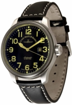 ZENO-WATCH BASEL Oversized (OS) pilot Flash Automatic Ref. 8554-a1-FL shimmering rainbow glass