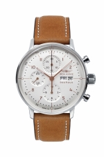 IRON ANNIE Bauhaus Automatic Chronograph Steel Silver 42mm Ref. 5018-4 Valjoux 7753 self-winding caliber