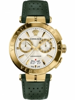 DESIGNER BRANDS VERSACE VE1D01320 Aion Chronograph IP Gold 45mm 5ATM