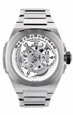 DWISS M3W WANDERING HOURS - WHITE - BRACELET SW-200 MODIFIED SELF-WINDING CALIBER  LTD/500