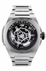 DWISS M3W WANDERING HOURS - BLACK - BRACELET SW-200 MODIFIED SELF-WINDING CALIBER  LTD/500