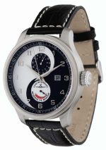 ZENO-WATCH BASEL Oversized (OS) retro YinYang RDM Calendar Week Ref. 8075Y-e21 self-winding caliber SOPROD 9055