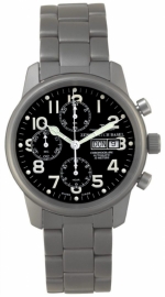 ZENO-WATCH BASEL Classic Titanium Chronograph Day-Date Ref. 7557TVDD-a1M self-winding Valjoux 7750 caliber