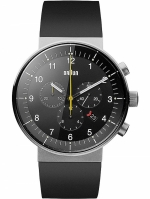 DESIGNER BRANDS BRAUN BN0095BKSLBKG Prestige chronograph 43mm 5ATM