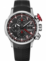 EDOX CHRONORALLY AUTOMATIC CHRONOGRAPH REF. 01129-TRCA-NCAR TITANIUM BLACK-RED