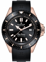 EDOX SKYDIVER Ref. 80120-37RNNCA-NIR Neptunian 44mm 100ATM