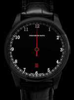 SCHAUMBURG WATCH Gnomonik Black & White & Red PVD black Ref. 10149  SW-30A self-winding caliber