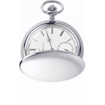  AEROWATCH CLASSIC SAVONNETTE 925 STERLING SILVER 50MM POCKET WATCH REF. 55650 A901 UNITAS 6498