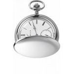  AEROWATCH CLASSIC SAVONNETTE STAINLESS STEEL 52.5MM POCKET WATCH REF. 55824 AA01 UNITAS 6498