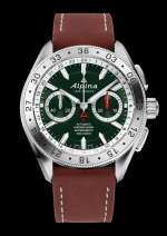 ALPINA ALPINER 4 CHRONOGRAPH DARK-GREEN 44MM 10ATM REF. AL-860GRS5AQ6  AL-860 CALIBER, AUTOMATIC