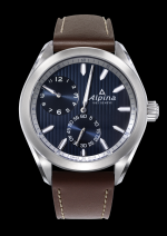 ALPINA ALPINER REGULATOR AUTOMATIC DARK BLUE BROWN REF. AL-650NNS5E6  45MM 10ATM AL-650 CALIBER, AUTOMATIC