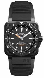 BELL & ROSS INSTRUMENTS BR 03-92 DIVER BLACK MATTE CERAMIC REF: BR0392-D-BL-CE/SRB  BR-CAL.302 AUTOMATIC