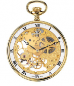  AEROWATCH SKELETON MECHANICAL POCKET LEPINE REF. 56738 J501 HAND WOUND UNITAS 6497 CALIBER