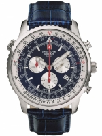 SWISS ALPINE MILITARY aviator chrono Ref. 7078.9535 Steel-Blue