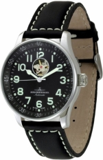 ZENO-WATCH BASEL X-Large Pilot Open Heart Automatic ETA 2824 Ref. P554U-a1