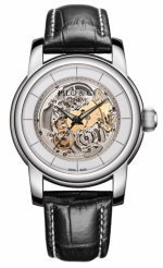 PILO & Co Tempo P0520HAS SKELETON AUTOMATIC STEEL WHITE 43MM