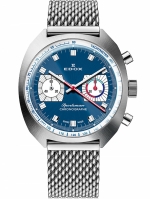 EDOX SPORTSMAN CHRONOGRAPHE AUTOMATIQUE REF. 08202-3BU-BUIN 30 ATM - DUAL BAND - LTD/600