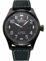 ALPINA STARTIMER PILOT AUTOMATIC MATTE DARK GREY 44MM REF. AL-525G4TS6  AL-525 CALIBER