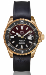 SOLAR AQUA DEEP BAY Bronze Brown Ref. SA0030.0003 PROFESSIONAL DIVER 213.6 ATM Peseux P224 Automatic Caliber