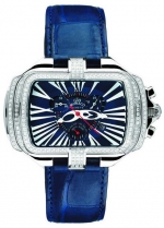 GIO MONACO Primadonna Chrono Diamonds Ref. 289 Diamond set: 1.00 carat  ETA 251.471 quartz caliber