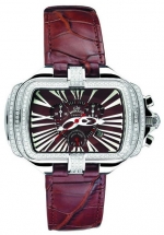 GIO MONACO Primadonna Chrono Diamonds Ref. 290 Diamond set: 1.00 carat  ETA 251.471 quartz caliber