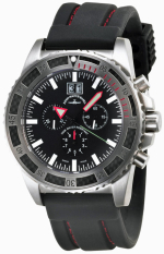 ZENO-WATCH BASEL Professional Diver XL Chronograph Quartz Big Date Ref. 6478-5040Q-A15-7 Ronda 5040.B Caliber Ltd/100