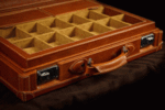 WATCH BRIEFCASES Orbis Timeart OT01-DP12+ Watch Collector Case for 12+ watches, High Grade Leather Cognac XL, Custom Finished