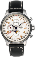 ZENO-WATCH BASEL Oversized OS Retro Chronograph Full Calender Moon Phase Ref. 8557VKL-f2 white, -a1 black Cal. Valjoux 7751