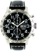 ZENO-WATCH BASEL Oversized OS Tachymeter Pilot / Retro Chrono DD Tachymeter Ref. 8557TVDDT-a1 / f2