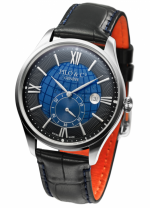 PILO & Co Montecristo 32493-4 Blue, Stainless Steel, Soleillé guillochage, 44 or 41 mm upon request, Swiss quartz caliber