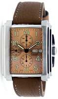 ZENO-WATCH BASEL Square Stairs Chronograph Day-Date Ref. 3246TVDD-a6 copper, -a1 black