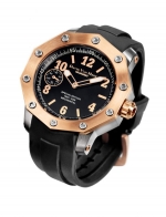 DESIGNER BRANDS DAVID VAN HEIM TIMEWEAR IREA VH-36 Stainless Steel & Rose Gold PVD - Mechanical Hand-Wound Caliber